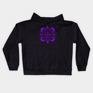 Purple Mandala Kids Hoodie